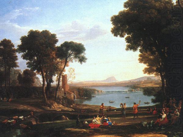 Claude Lorrain Landscape with the Marriage of Isaac and Rebekah china oil painting image